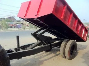 HYDRAULIC TIPPING TRAILER (7 TON) DOUBLE WHEEL WITH ARCH
